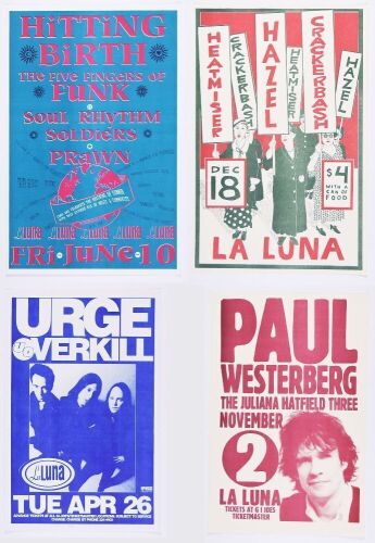 Lot of 4 La Luna Portland Pacific Northwest Posters Not Graded