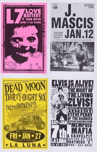 Lot of 4 La Luna Portland Pacific Northwest Posters Not Graded