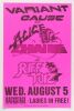 1987 Alice 'N Chains Backstage Club Seattle Poster Mint 91