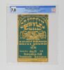 1970 AOR-4.120 Grateful Dead Savoy Brown San Diego Convention Hall Handbill CGC 7.0