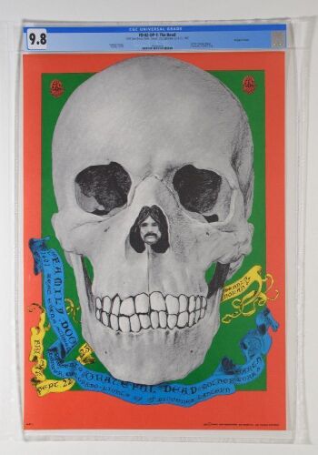 1967 FD-82 Grateful Dead 1601 W Evans Street Denver Poster CGC 9.8