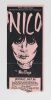 1982 Nico with Neo Boys The Pine Street Theatre Portland Handbill Fine 59