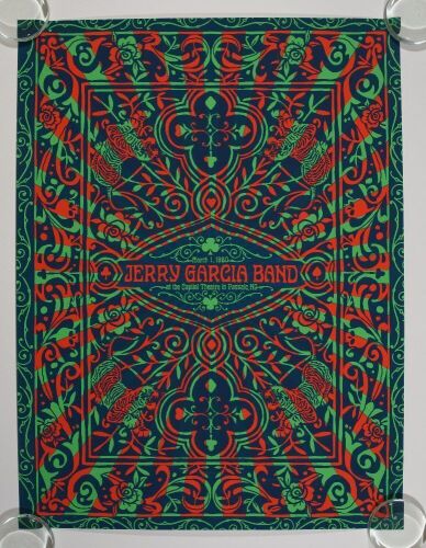 1980/2013 Jerry Garcia Band Capitol Theatre LE Poster Near Mint 89