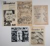 Collection of 5 Marble Bar Baltimore Punk Rock Flyers