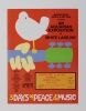 1969 Woodstock Music & Art Festival Commemorative Poster w/ Original Ticket Poster Near Mint 87