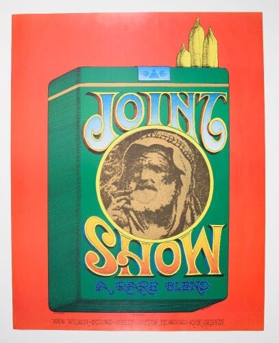 1967 AOR-2.347 Rick Griffin Joint Show Moore Gallery OP1 Poster Near Mint 81