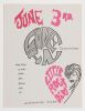 1967 Love In at Little Rock Dam Flyer Near Mint 81