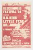 1994 B.B. King Little Feat Dr. John Blues Festival Shoreline Amphitheater Concert Poster Near Mint 85