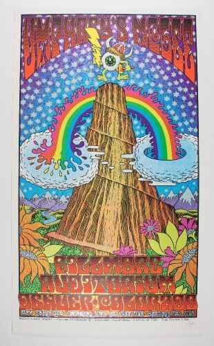 2015 Chuck Sperry Umphrey's McGee Fillmore Denver LE Signed Sperry Poster Mint 95