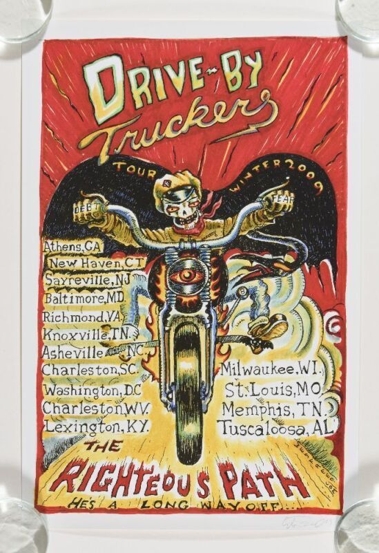2009 Drive By Truckers Winter Tour Poster Mint 93