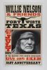 2004 Willie Nelson & Friends Fort Worth Stockyards LE Poster Near Mint 81