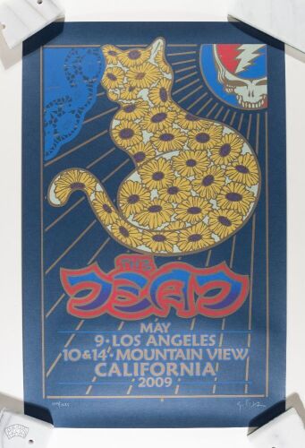 2009 Gary Houston The Dead Mountain View Los Angeles LE Signed Houston Poster Near Mint 87