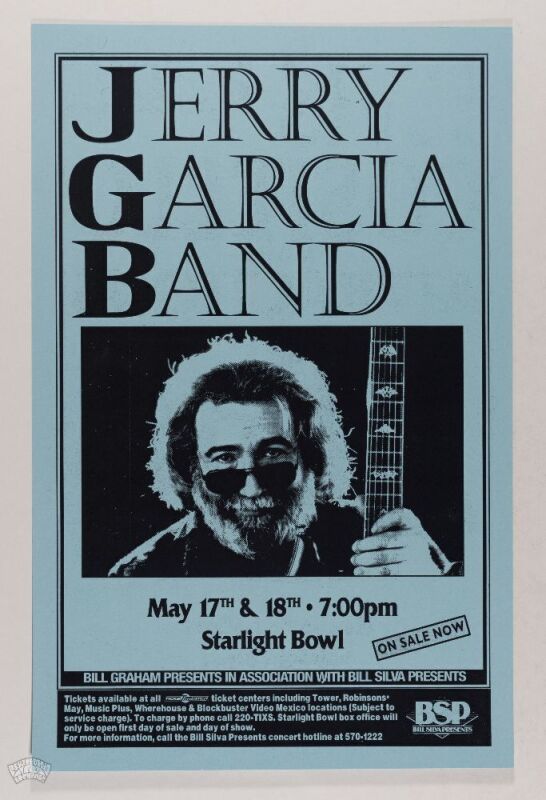 1994 Jerry Garcia Band Starlight Bowl San Diego Mint 91