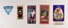 Lot of 4 Mint Handbills and 1 Lollapalooza Patch Not Graded