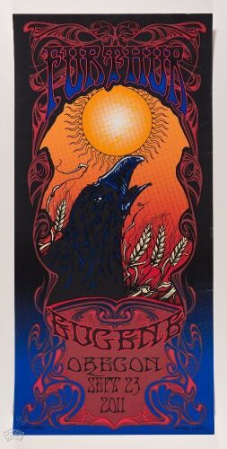 2011 Furthur Eugene Oregon LE Poster Excellent 75