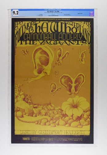 1968 BG-108 The Who Winterland & Fillmore Auditorium Poster CGC 9.2