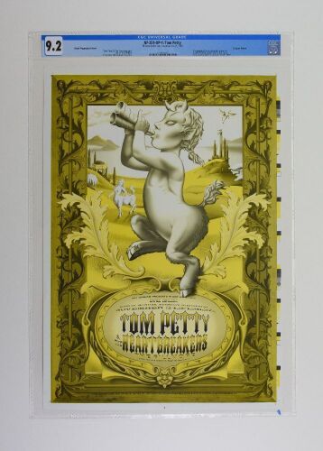 1997 NF-251 Tom Petty & The Heartbreakers The Fillmore Uncut Progressive Proof Poster CGC 9.2