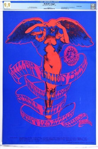 1967 FD-78 Miller Blues Band Mother Earth Avalon Ballroom Poster CGC 9.9