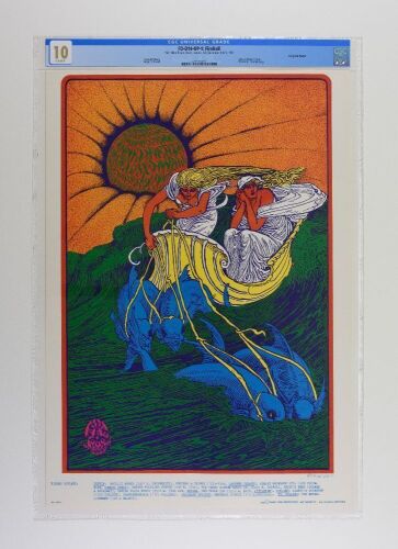 1967 FD-D14 Canned Heat 1601 W Evans Street Denver Poster CGC 10