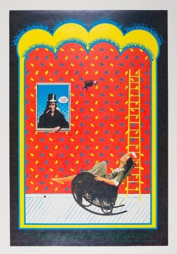 1968 FD-102 Genesis Siegal Schwall Avalon Ballroom Poster Near Mint 83