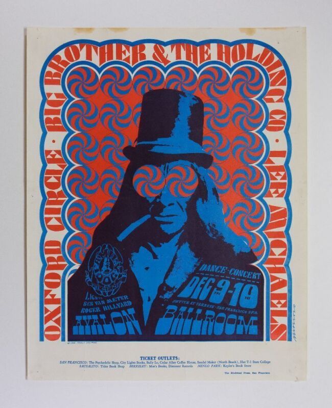 1966 FD-38 Big Brother and the Holding Company Poster Extra Fine 65