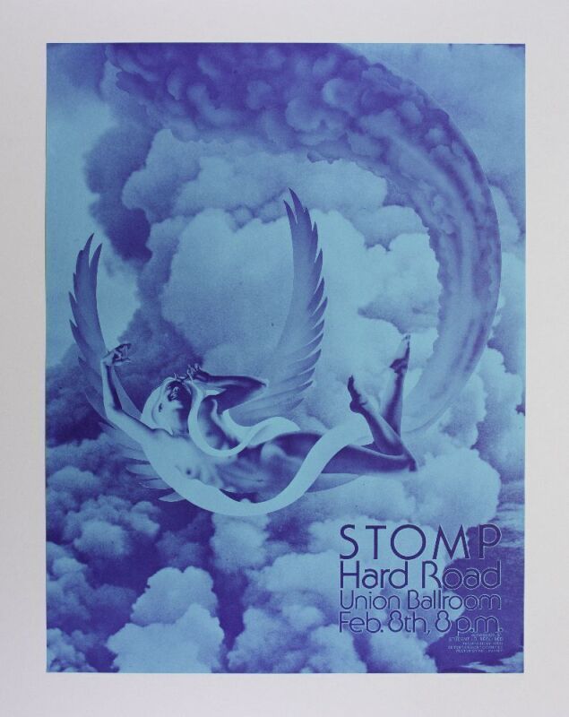1973 Stomp Hard Road University of Utah Union Ballroom Poster Mint 91