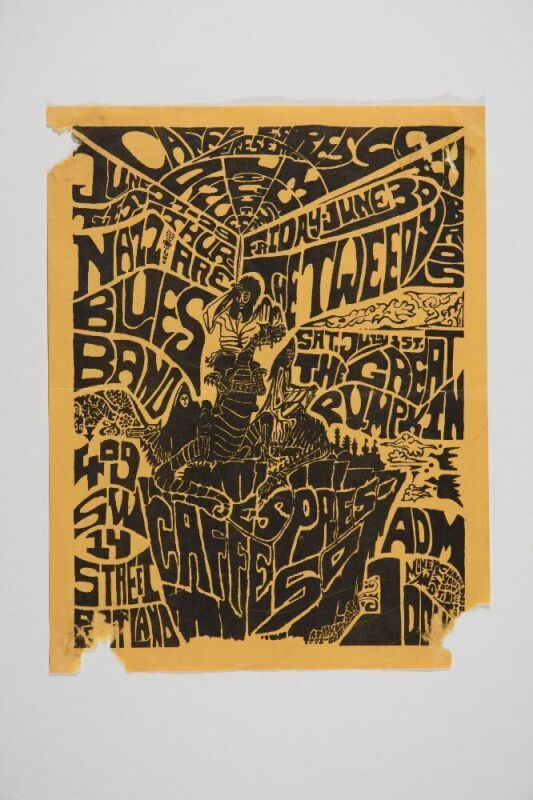 1967 The Nazz-Are Blues Band The Tweedy Bros The Caffe Espresso Portland Flyer Fine 57