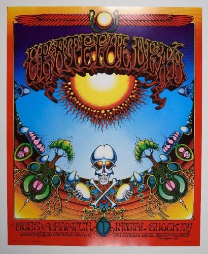 1969 AOR-2.24 Grateful Dead Aoxomoxoa Avalon Ballroom RP3 Poster Near Mint 89