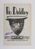 1974 Bo Diddley The Ritz Theatre Cardboard Signed Bo Diddley Poster Extra Fine 67