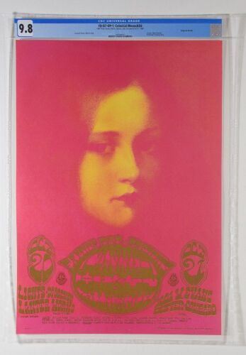 1967 FD-D7 Canned Heat 1601 W Evans Street Denver Poster CGC 9.8