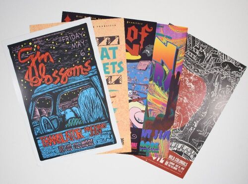 Lot of 5 New Fillmore Posters Not Graded