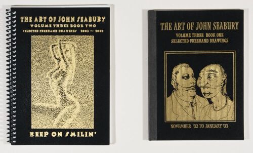 Lot of 2 John Seabury Books of Drawings