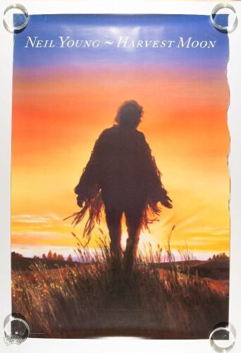 1992 Neil Young Harvest Moon Promotional Poster Extra Fine 65