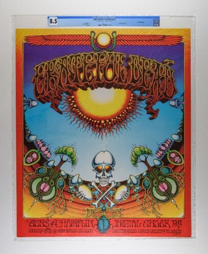 1969 AOR-2.24 Grateful Dead Aoxomoxoa Avalon Ballroom Poster CGC 8.5