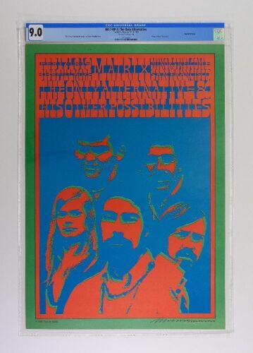 1967 NR-7 The Only Alternative & His Other Possibilities The Matrix RP3 Signed Moscoso Poster CGC 9.0