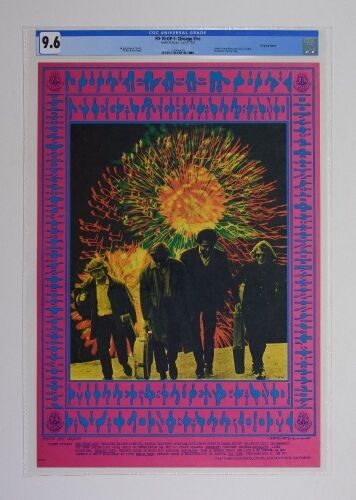 1967 FD-70 Miller Blues Band Avalon Ballroom Poster CGC 9.6