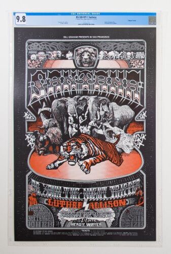 1970 BG-248 Santana Dr John Fillmore West Poster CGC 9.8