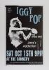 1988 Iggy Pop Jane's Addiction The Cannery Nashville Poster Near Mint 89