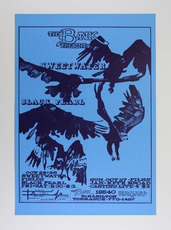 1968 Sweetwater The Bank Poster Mint 91