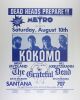 1985 Kokomo Brent Mydland Bill Kreutzmann The Metro Poster Mint 91