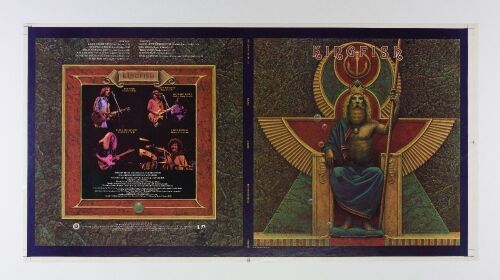 1975 Kingfish Uncut Signed Philip Garris Album Slick Excellent 79