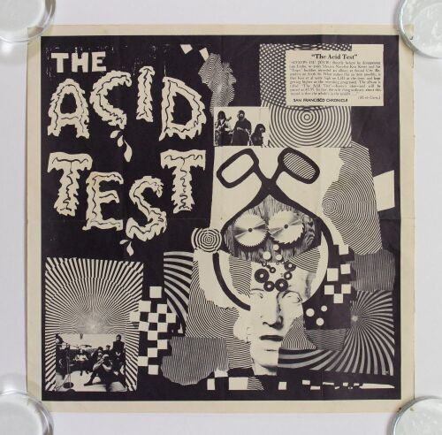 1966 Acid Test LP Record Insert Extra Fine 61