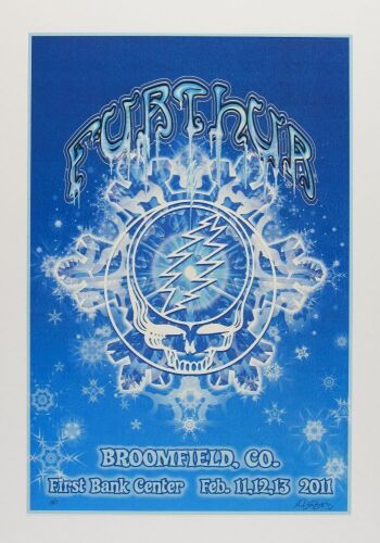 2011 Mike DuBois Furthur First Bank Center Broomfield AE Signed DuBois Poster Mint 93