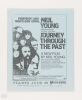 1974 Neil Young Journey Through the Past Film Showing 5th Ave Cinema Portland Handbill Near Mint 89