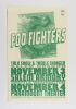 1997 Mike King Foo Fighters Salem Armory Auditorium & Paramount Theater Salem & Seattle Signed King Poster Near Mint 87