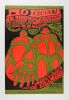 1967 BG-71 Big Brother Janis Joplin Bo Diddley Fillmore Auditorium Poster Mint 95