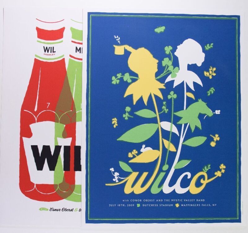 Lot of 2 Wilco Concert Posters Graded Near Mint 89