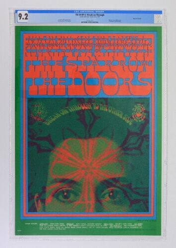 1967 FD-50 The Doors Avalon Ballroom RP2 Poster CGC 9.2