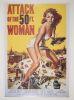 1986 Attack of the 50 Foot Woman Portal Publications Headshop Poster