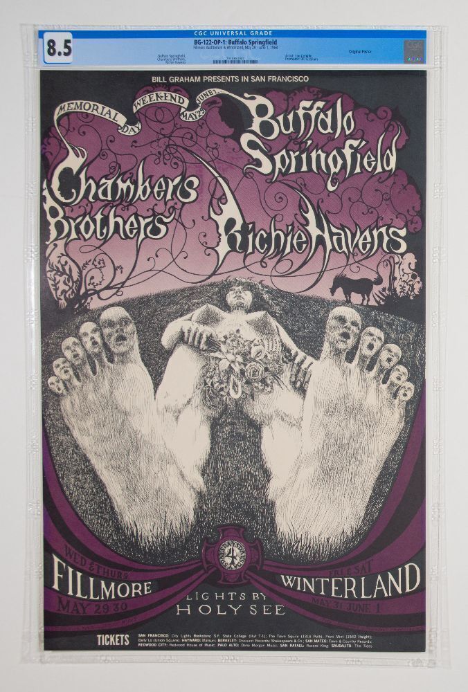 1968 BG-122 Buffalo Springfield Chambers Brothers Ritchie Havens ...